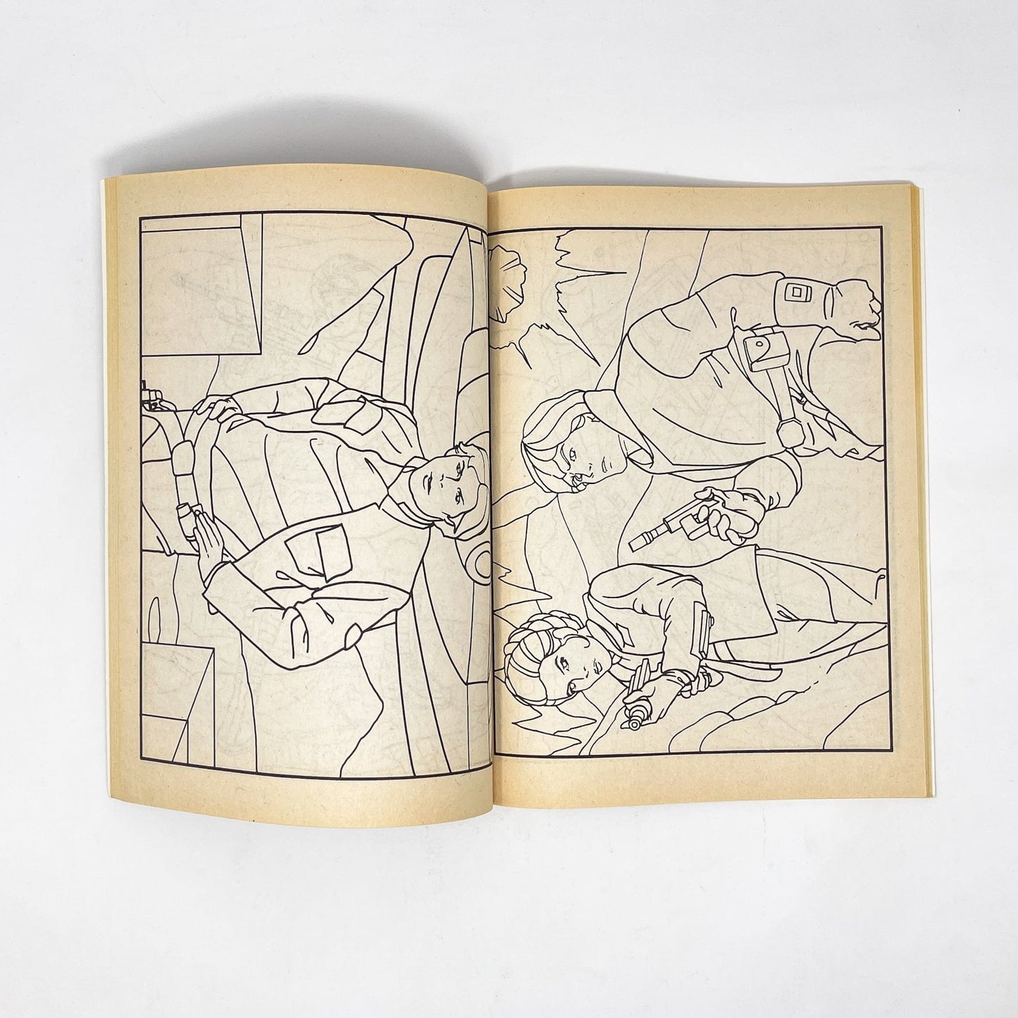 Vintage Kenner Star Wars Non-Toy Kenner Canada ESB Colouring Book - Bespin Dinner (1982)