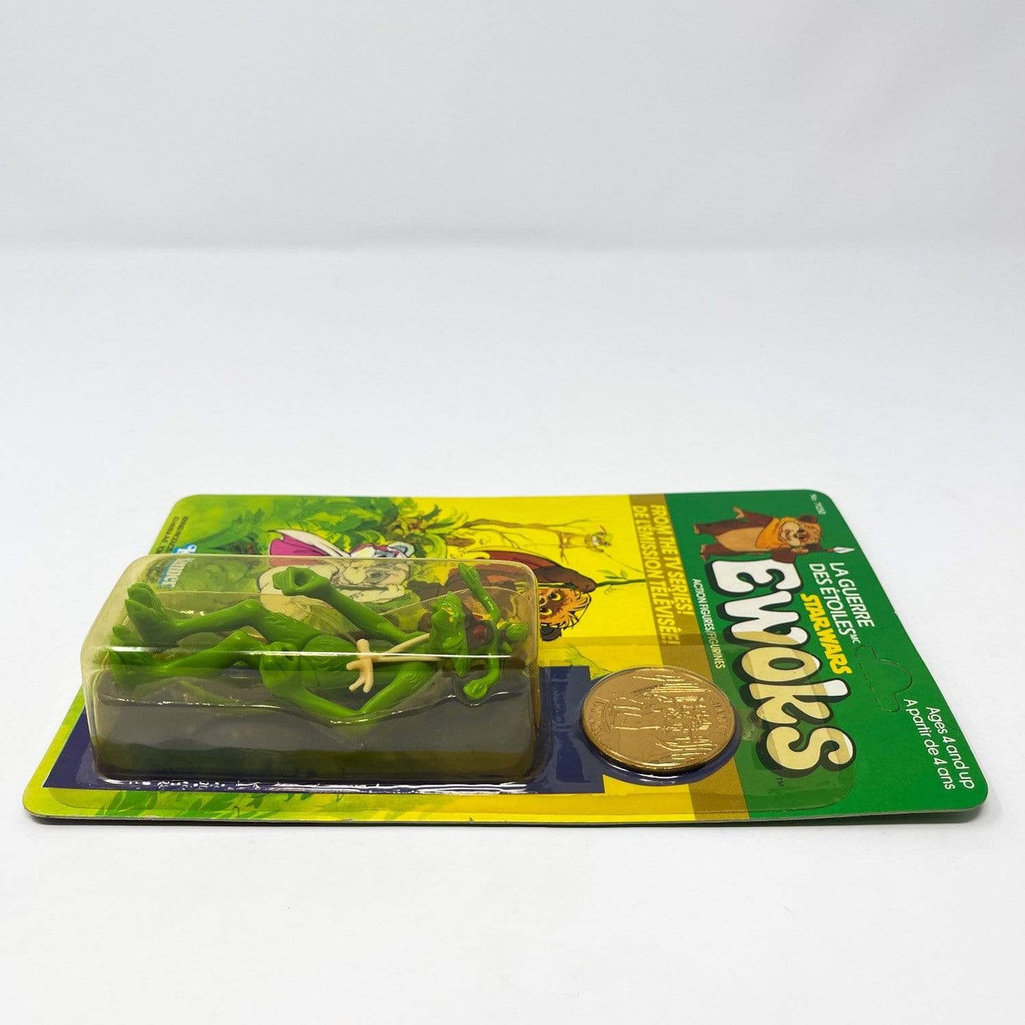 Vintage Kenner Star Wars Toy Ewoks Dulok Shaman - Mint on Card Canadian