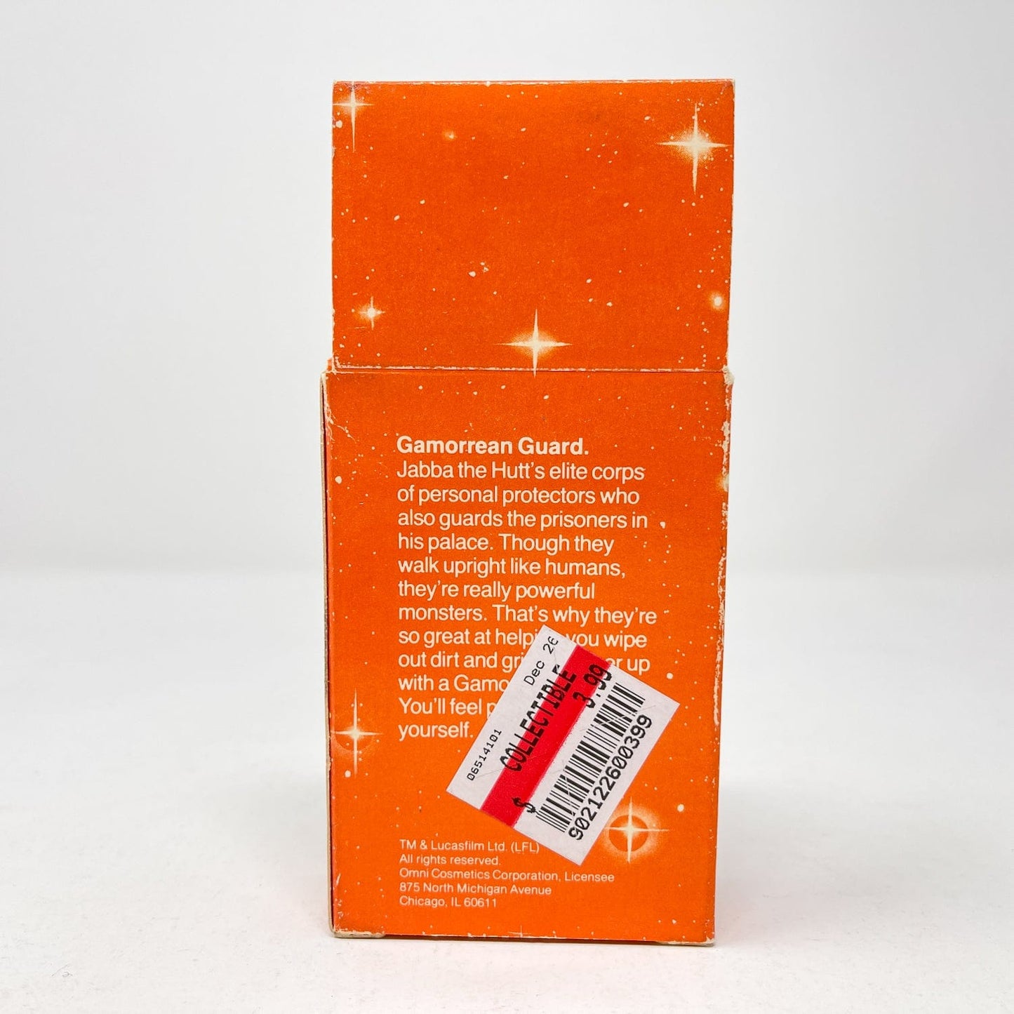 Vintage Omni Cosmetics Star Wars Non-Toy Gamorrean Guard Soap Bar MIB - Omni Cosmetics