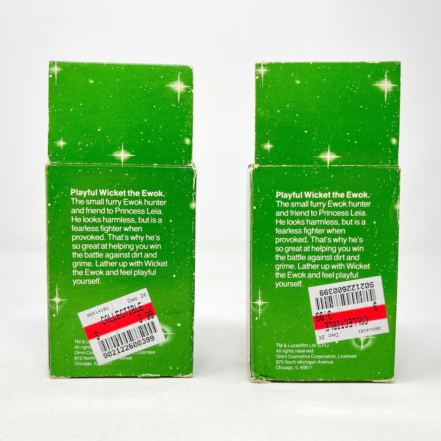 Vintage Omni Cosmetics Star Wars Non-Toy Wicket Soap Bar MIB - Omni Cosmetics