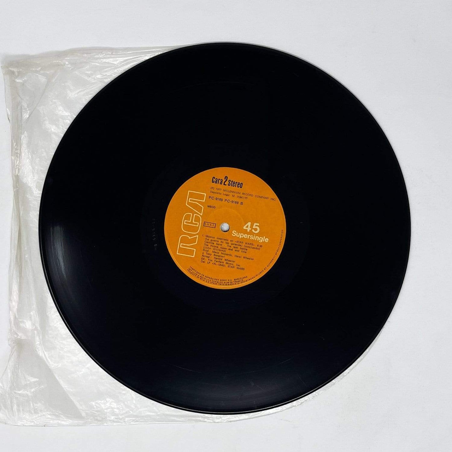 Vintage Other Star Wars Non-Toy MECO Guerra Des Galaxias 12" Record - MECO - Spain (1977)