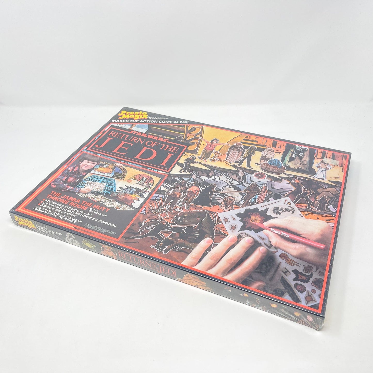 Vintage Presto Magix Star Wars Non-Toy Presto Magix Transfer Jabba's Throne Room Kit Sealed