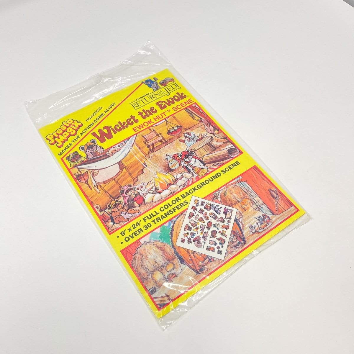 Vintage Presto Magix Star Wars Non-Toy Presto Magix Transfer Wicket The Ewok SEALED - Ewok Hut