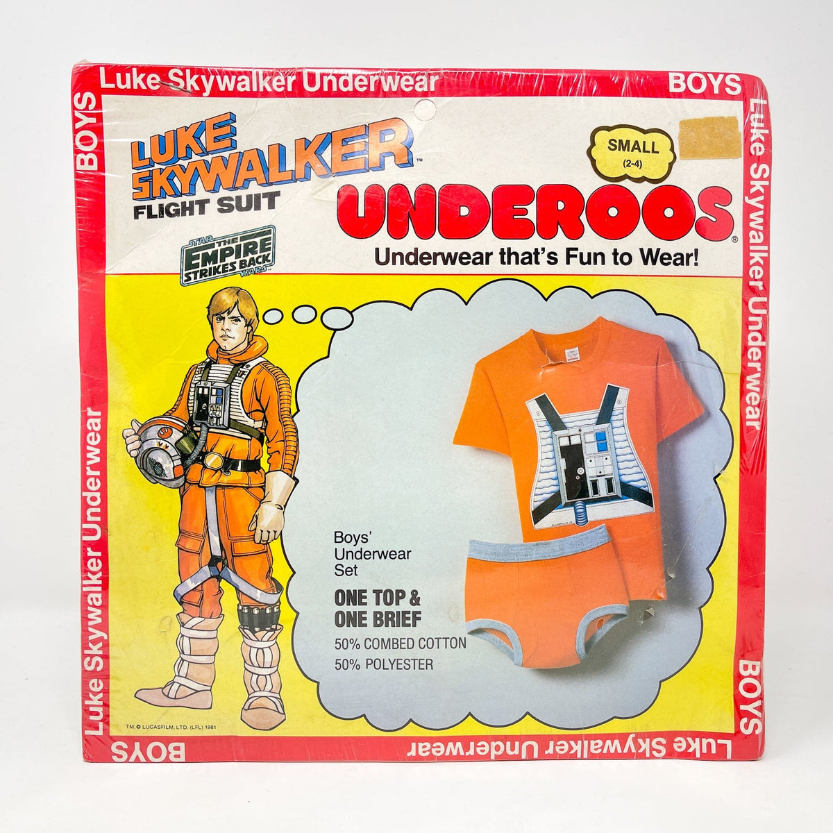 Luke X-Wing Underoos - Sealed (1979) Vintage Star Wars Underwear ESB – 4th  Moon Toys