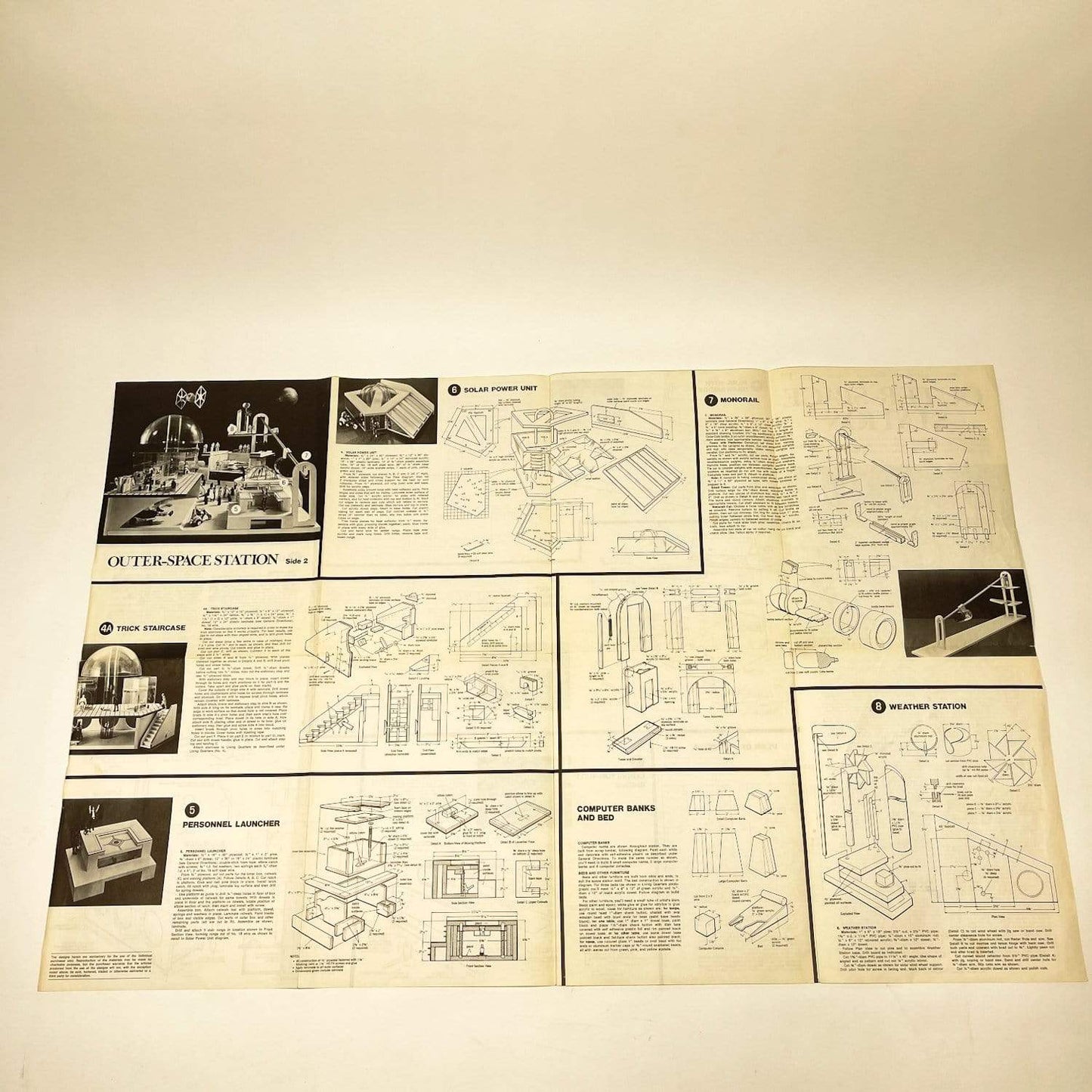 Vintage Women's Day Star Wars Non-Toy Women's Day Outer Space Station Plans (1977)