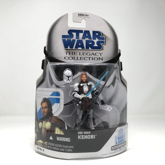 Obi-Wan Kenobi BD9 (Clone Wars Armor) - Hasbro 2008 Legacy Collection Star Wars Action Figure
