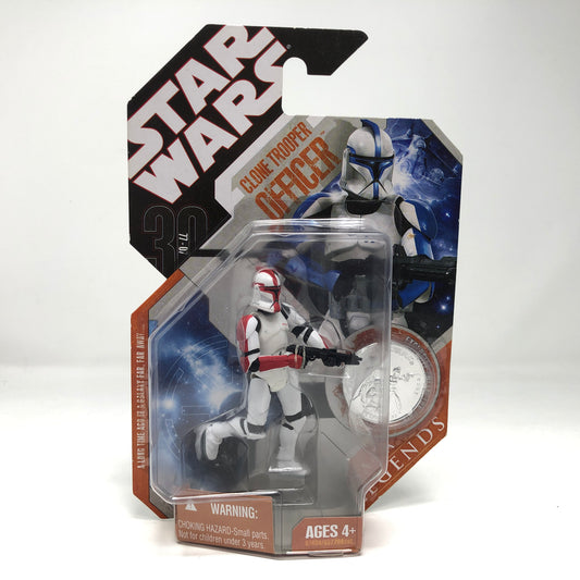 Clone Trooper Officer (Captain) with Silver Coin - 2007 Hasbro Saga Legends Collection
