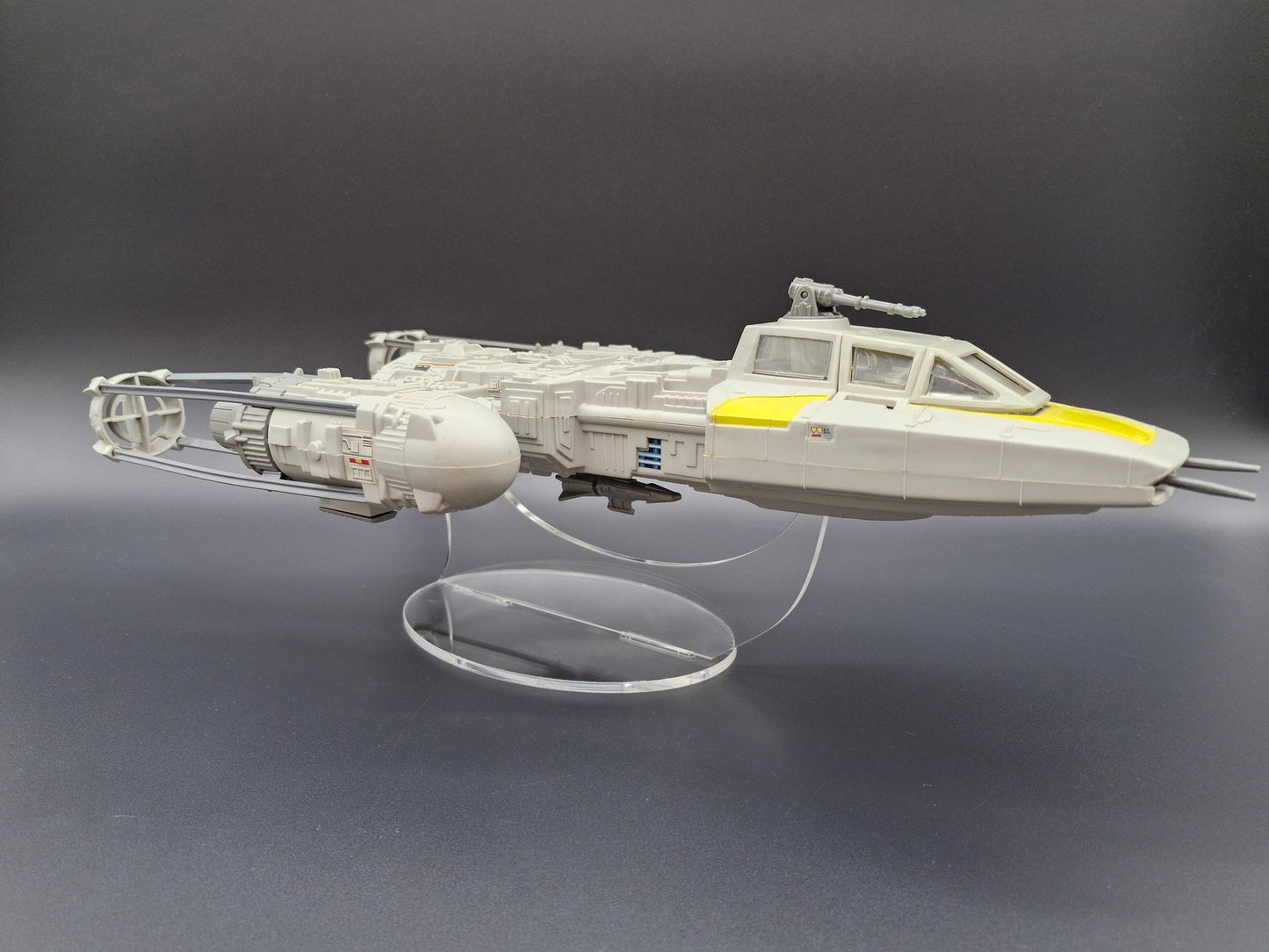 Acrylic Display Stand for Y-Wing (Vintage, POTF2, 30th, TVC)