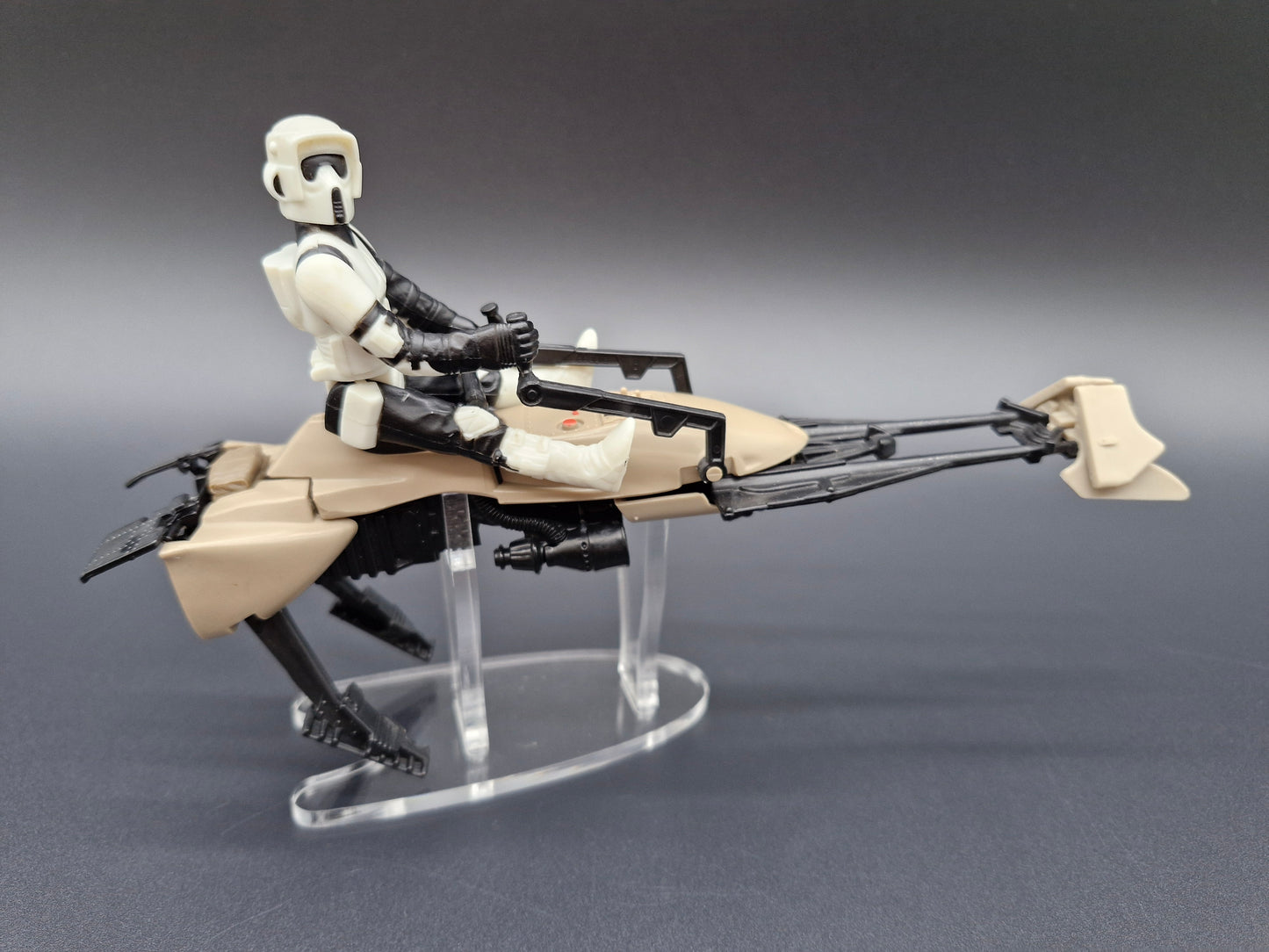 Acrylic Display Stand for Speeder Bike (Vintage, POTF2, Legacy)