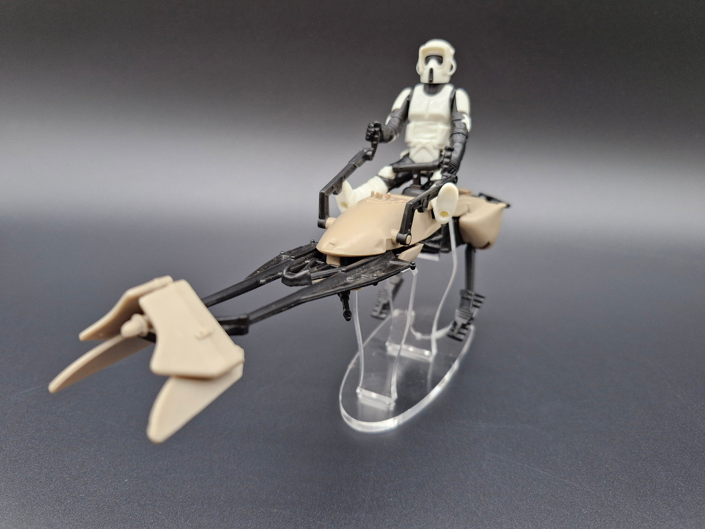 Acrylic Display Stand for Speeder Bike (Vintage, POTF2, Legacy)