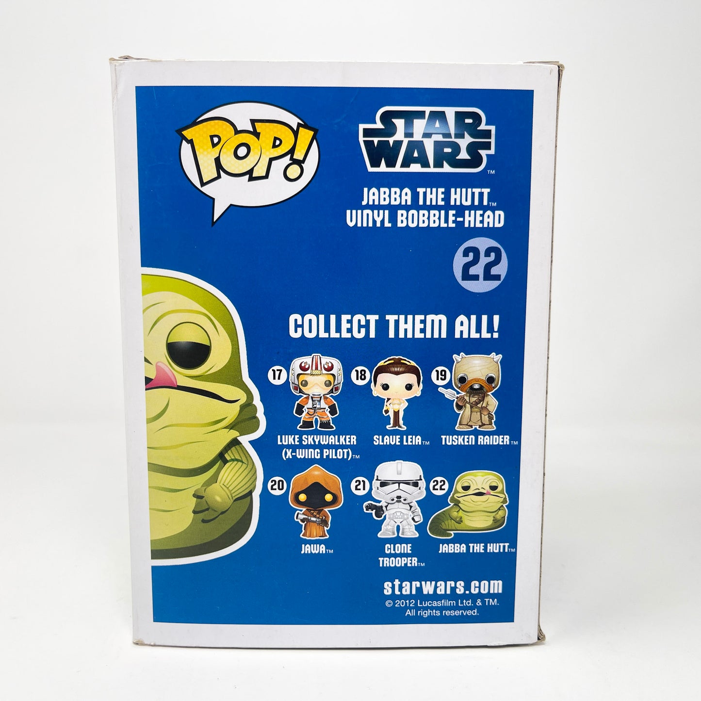 Jabba The Hutt - Funko POP #22 (Blue Box) Star Wars Bobble-Head