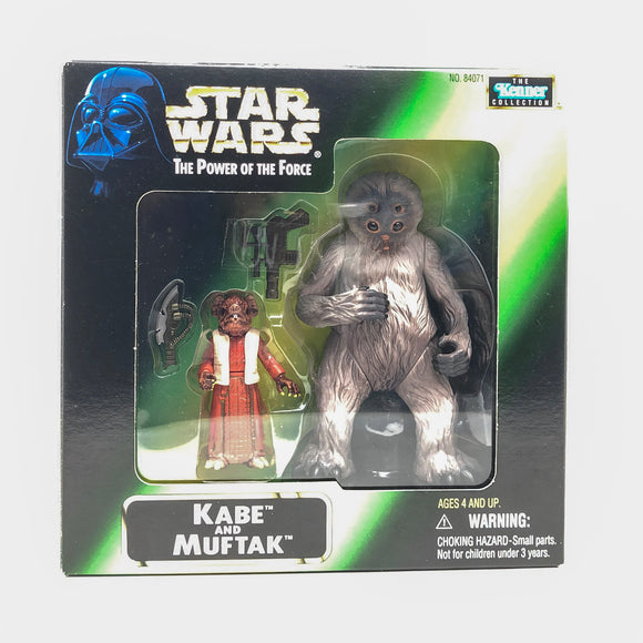 Kabe and Muftak - Kenner 1996 Power of the Force (POTF2) Star Wars Action Figure Boxed Set