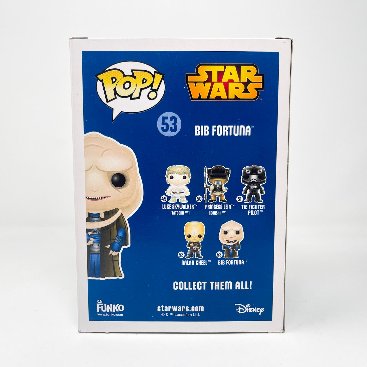 Bib Fortuna - Funko POP #53 (Blue Box) Star Wars Bobble-Head