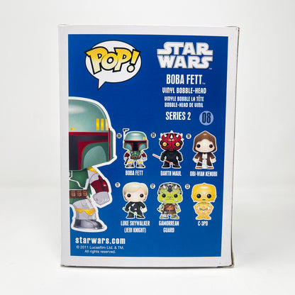 Boba Fett - Funko POP #08 (Blue Box) Star Wars Bobble-Head