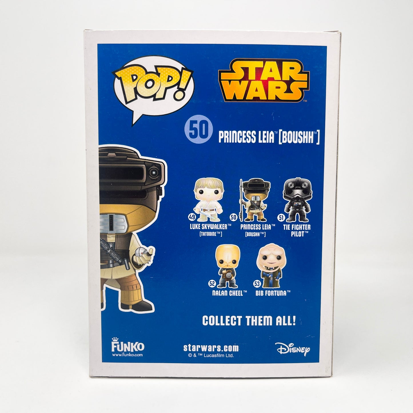 Princess Leia (Boushh) - Funko POP #50 (Blue Box) Star Wars Bobble-Head