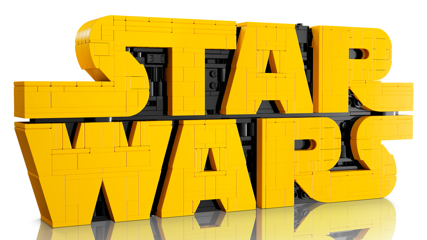 Lego 75407  Brick-Built Star Wars Logo