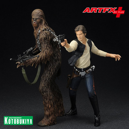 Han Solo & Chewbacca 1/10 scale PVC statue - Kotobukiya ARTFX