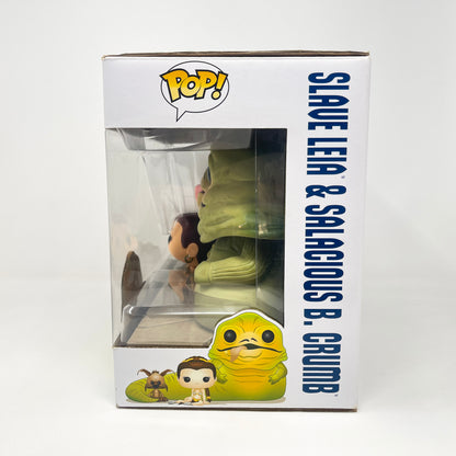 Jabba the Hutt, Slave Leia & Salacious B. Crumb (3-Pack) - Funko POP (Blue Box) Star Wars Bobble-Heads