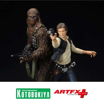 Han Solo & Chewbacca 1/10 scale PVC statue - Kotobukiya ARTFX