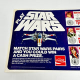 Coca-Cola Canada Star Wars Store Display Poster (1978)
