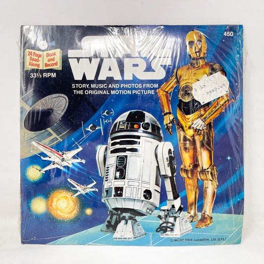 Star Wars Read-A-Long Book SEALED - Vintage Star Wars (1977)