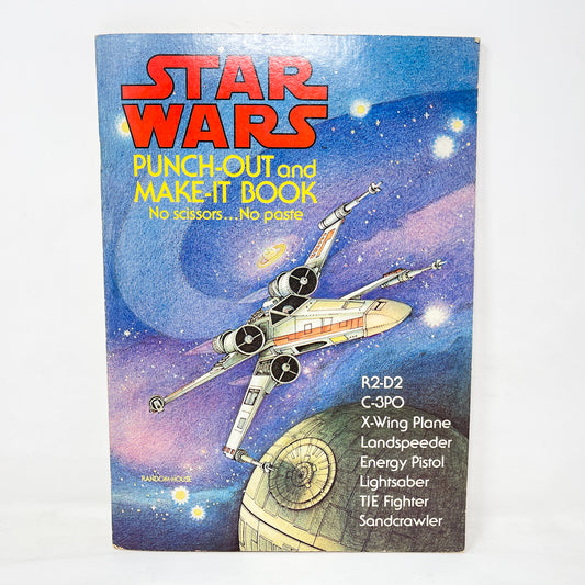 Star Wars Punch-Out and Make-It Book - Vintage Star Wars