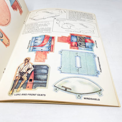 Star Wars Punch-Out and Make-It Book - Vintage Star Wars