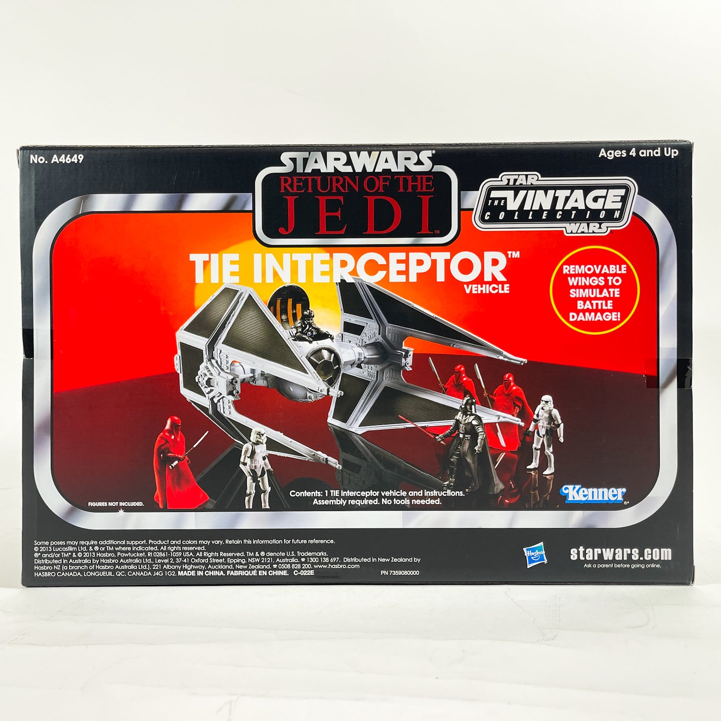 TIE Interceptor Vehicle - Hasbro The Vintage Collection Vehicle (2013)