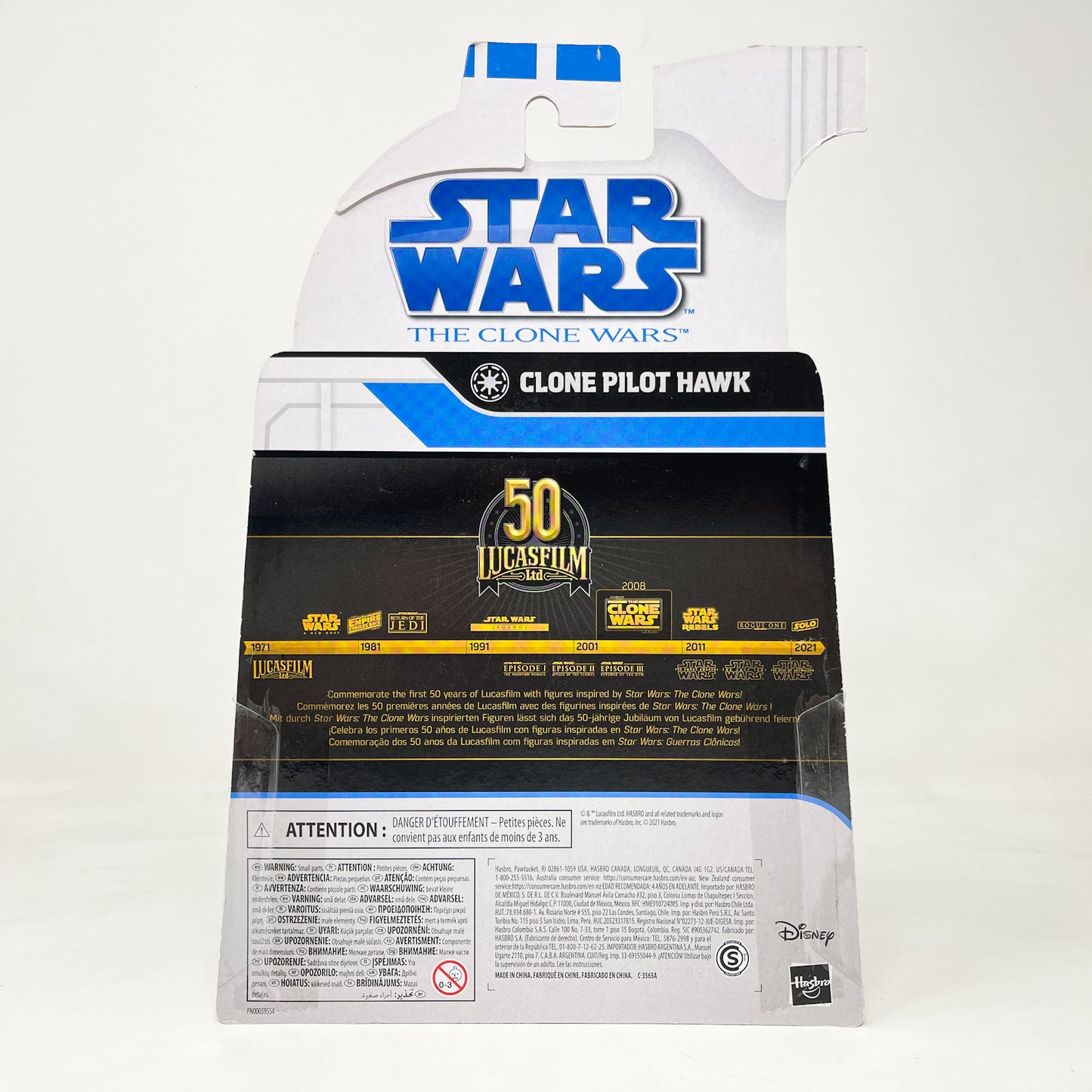 Clone Pilot Hawk (Clone Wars) - 50th Anniversary - Hasbro Black Series (2020)