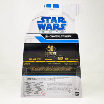 Clone Pilot Hawk (Clone Wars) - 50th Anniversary - Hasbro Black Series (2020)
