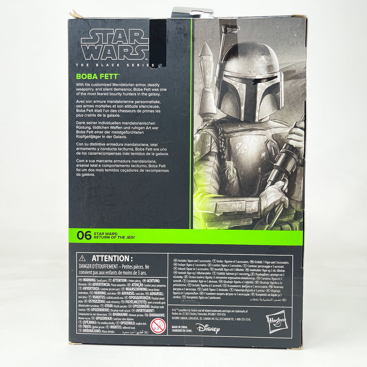 Boba Fett (ROTJ - Deluxe) #06 - Hasbro Black Series (2021)