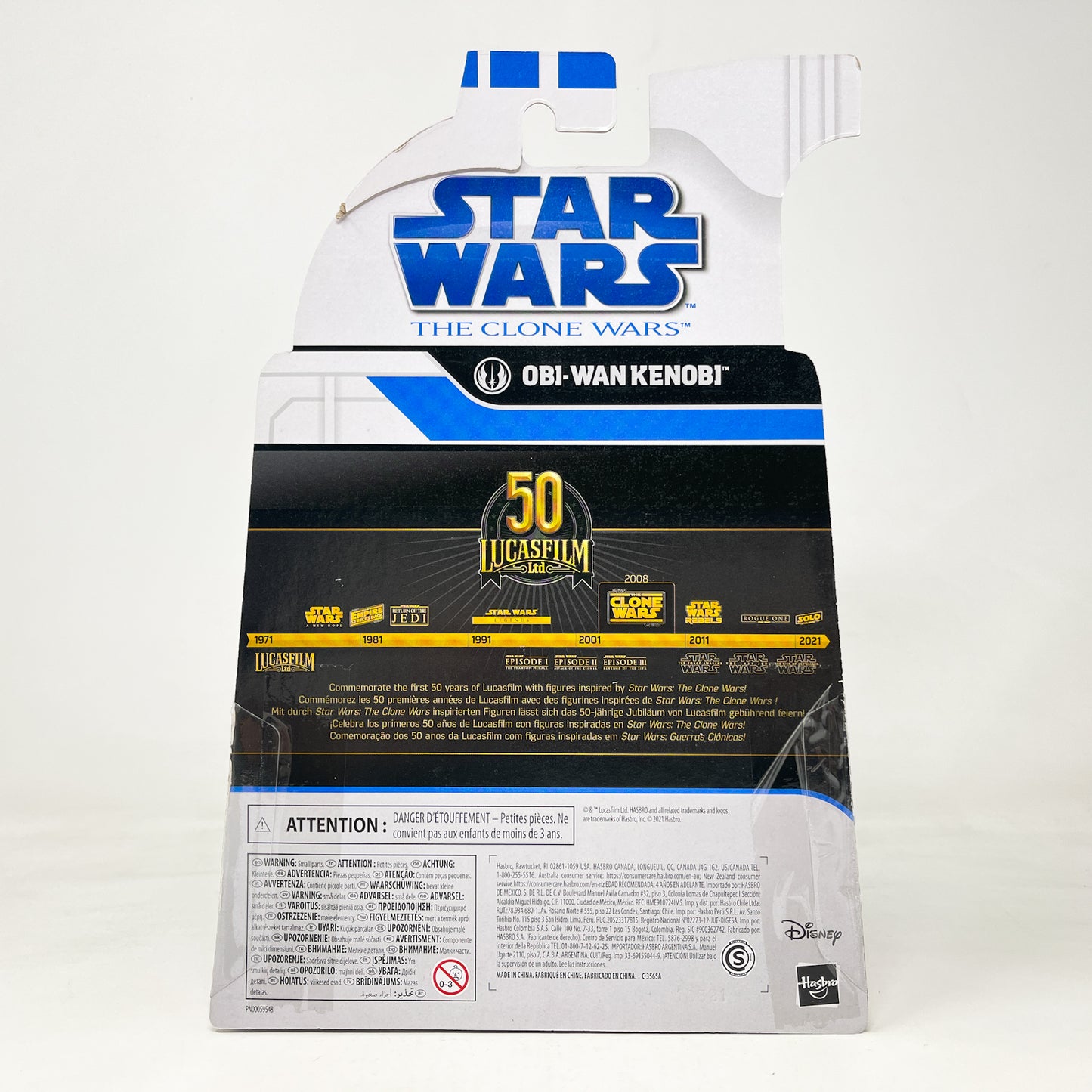 Obi-Wan Kenobi (Clone Wars) - 50th Anniversary - Hasbro Black Series (2021)