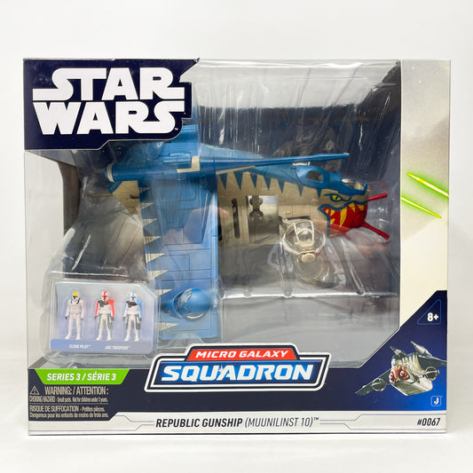 Squadron Republic Gunship (Muunilinst-10) #0067 - Micro Galaxy Squadron (2023)