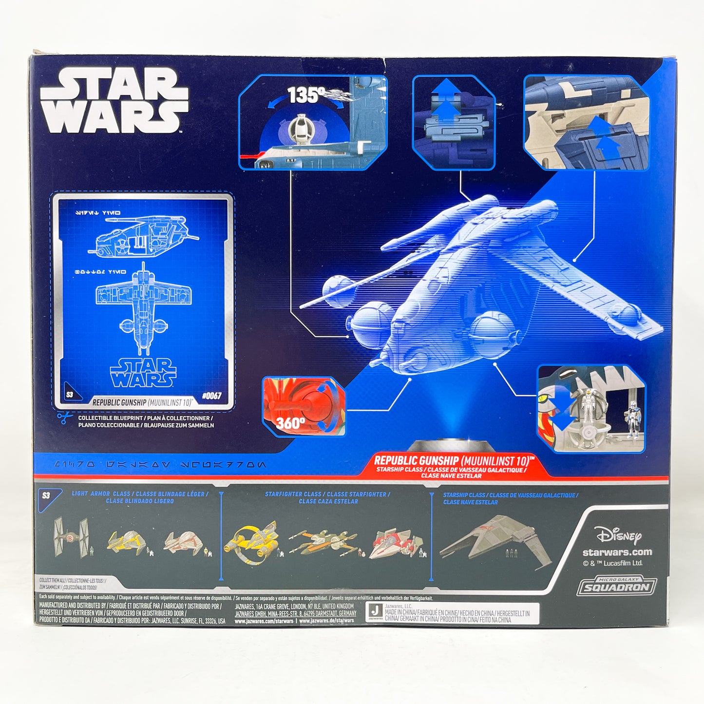 Squadron Republic Gunship (Muunilinst-10) #0067 - Micro Galaxy Squadron (2023)