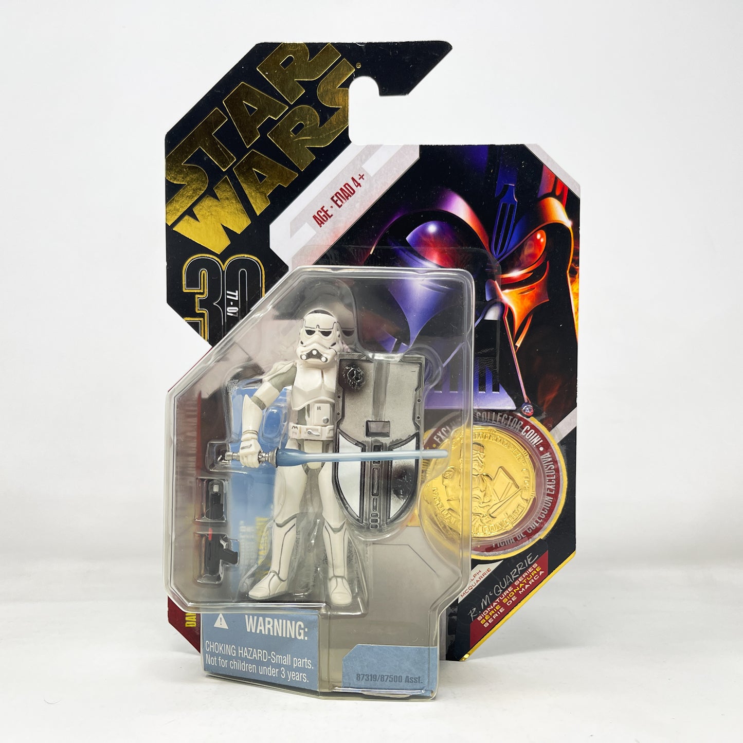 McQuarrie Stormtrooper (Concept) #09 GOLD COIN - Hasbro 30th Anniversary Collection (2007)
