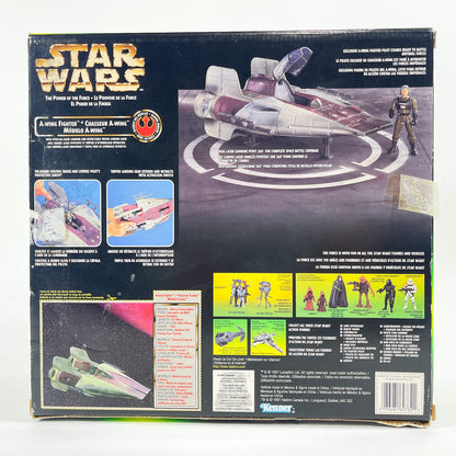 A-Wing Fighter - POTF2 Hasbro 1997 Star Was Vehicle - Open Box