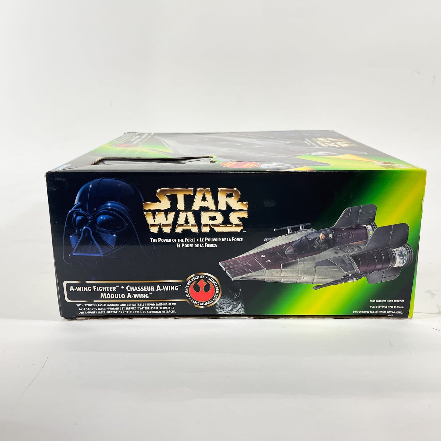 A-Wing Fighter - POTF2 Hasbro 1997 Star Was Vehicle - Open Box