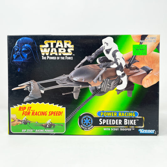 Power Racing Speeder Bike w/ Scout Trooper (1997) - POTF2 - Sealed
