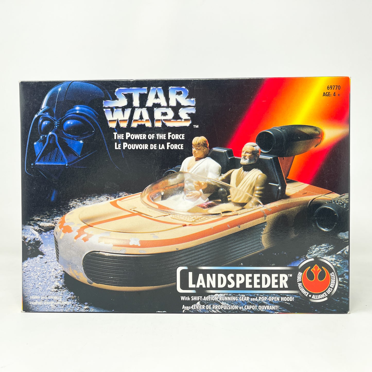 Landspeeder (1995) - Kenner Power of the Force (Canadian Box) Star Was Vehicle - MIOP