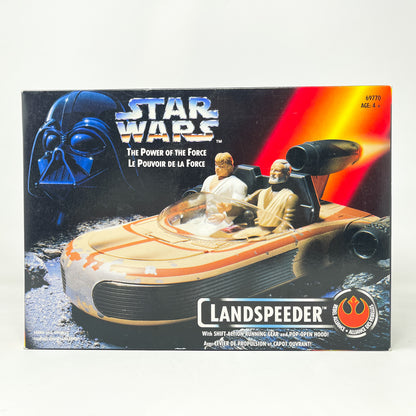 Landspeeder (1995) - Kenner Power of the Force (Canadian Box) Star Was Vehicle - MIOP