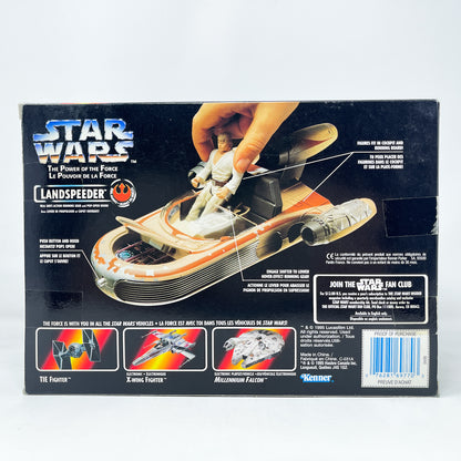 Landspeeder (1995) - Kenner Power of the Force (Canadian Box) Star Was Vehicle - MIOP