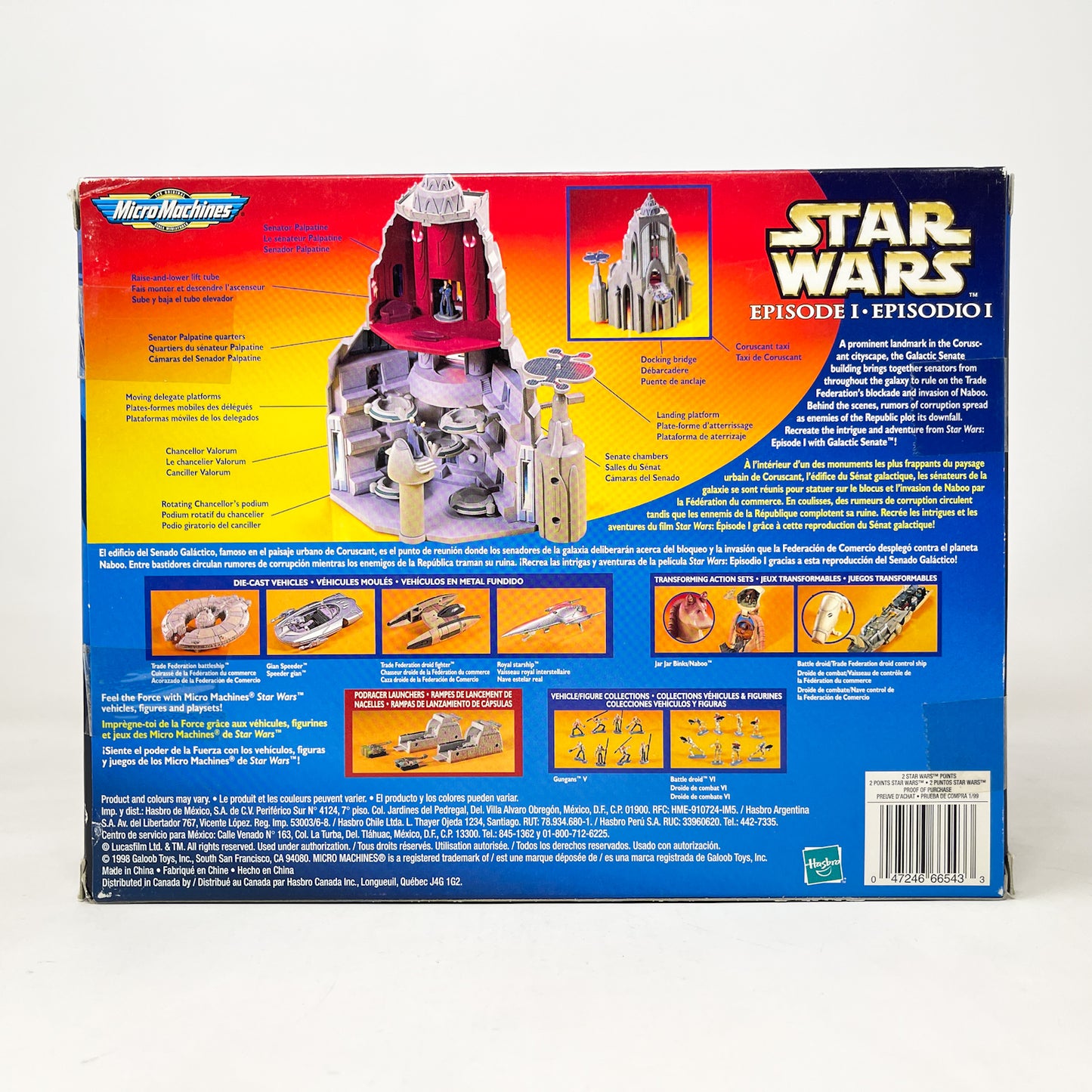 Galactic Senate Playset - Micro Machines Star Wars (1999)