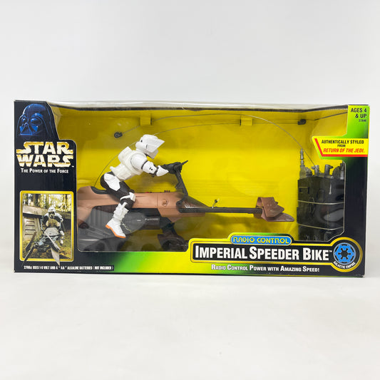 Radio Controlled Imperial Speeder Bike 1997 - Hasbro POTF2 - Sealed