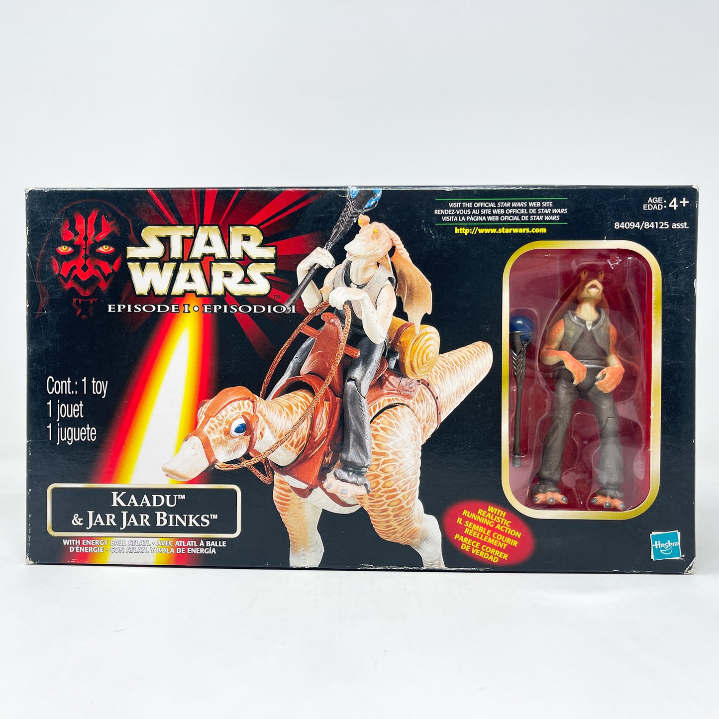 Kaadu & Jar Jar Binks - Hasbro The Phantom Menace (1999)