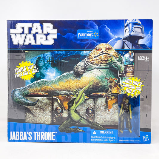 Jabba's Throne w/ Oola & Salacious Crumb - Hasbro Clone Wars (2010)