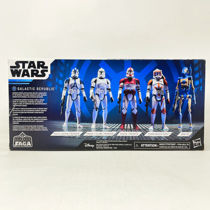 Galactic Republic (Celebrate the Saga) - 5 Figure Clone Wars Set - 3.75" Hasbro Saga Collection