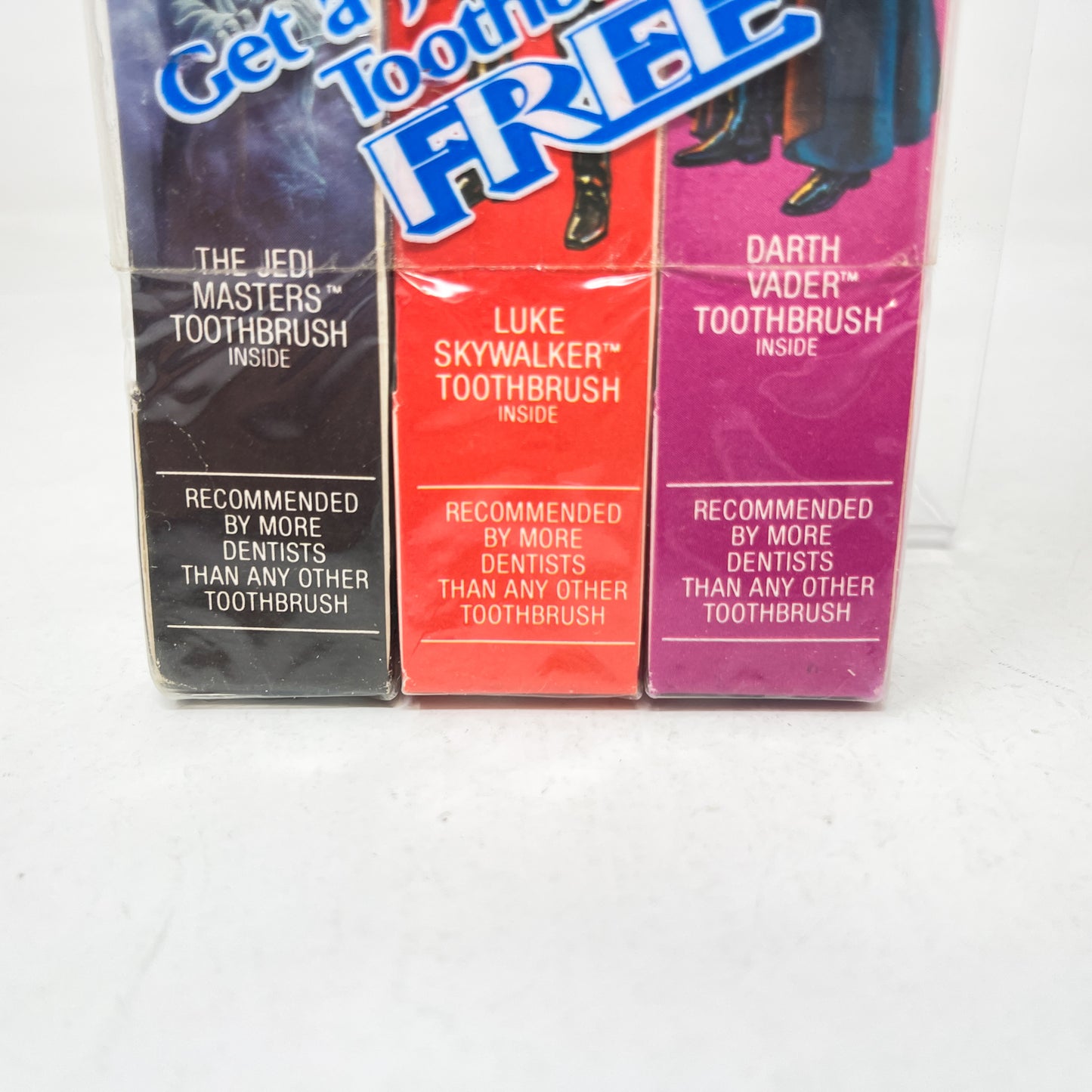 Jedi Masters Toothbrush 3-Pack Sealed - Oral-B - Vintage (1983)