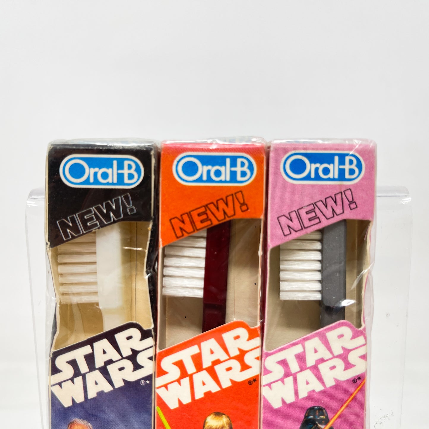 Jedi Masters Toothbrush 3-Pack Sealed - Oral-B - Vintage (1983)