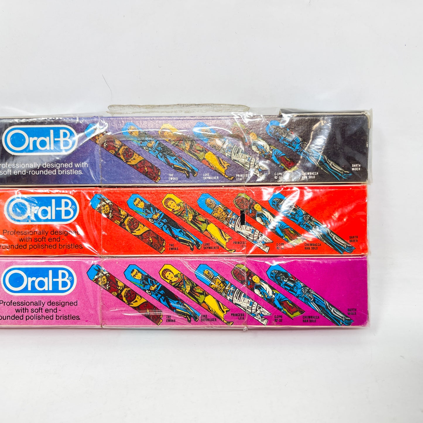 Jedi Masters Toothbrush 3-Pack Sealed - Oral-B - Vintage (1983)