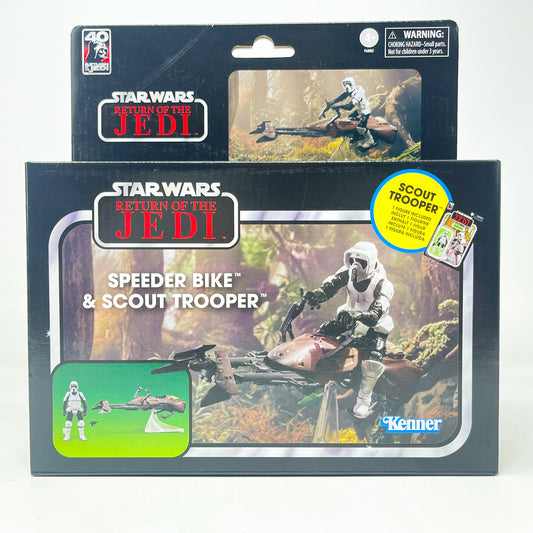 VC Speeder Bike & ROTJ Scout Trooper (Deluxe) - Hasbro Vintage Collection (2023)